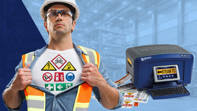 Improved safety sign printers